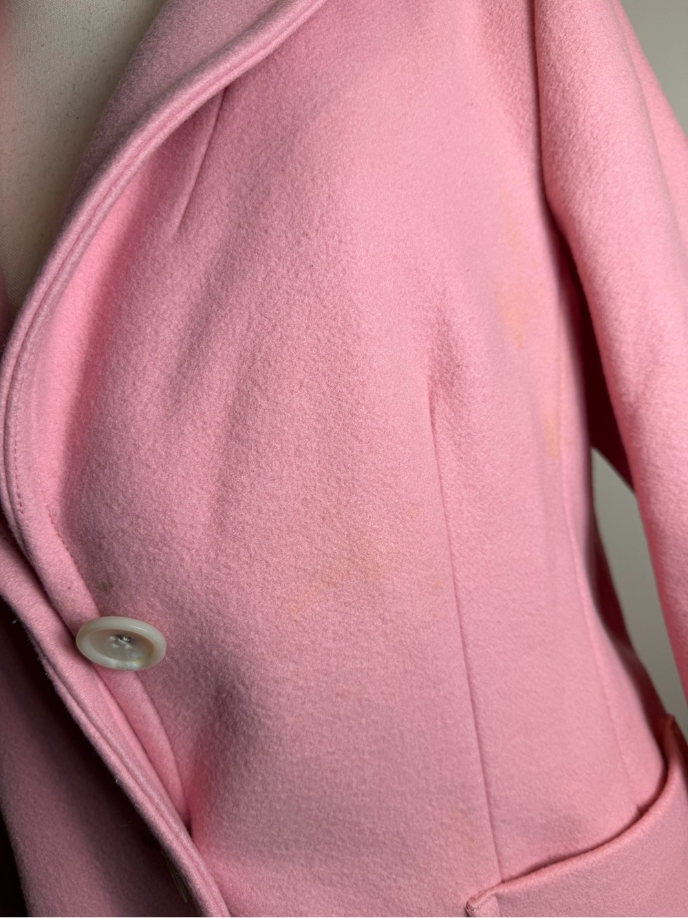 Banana Republic XL Women's Pink Single-Breasted Dress Coat - Picture 4 of 10